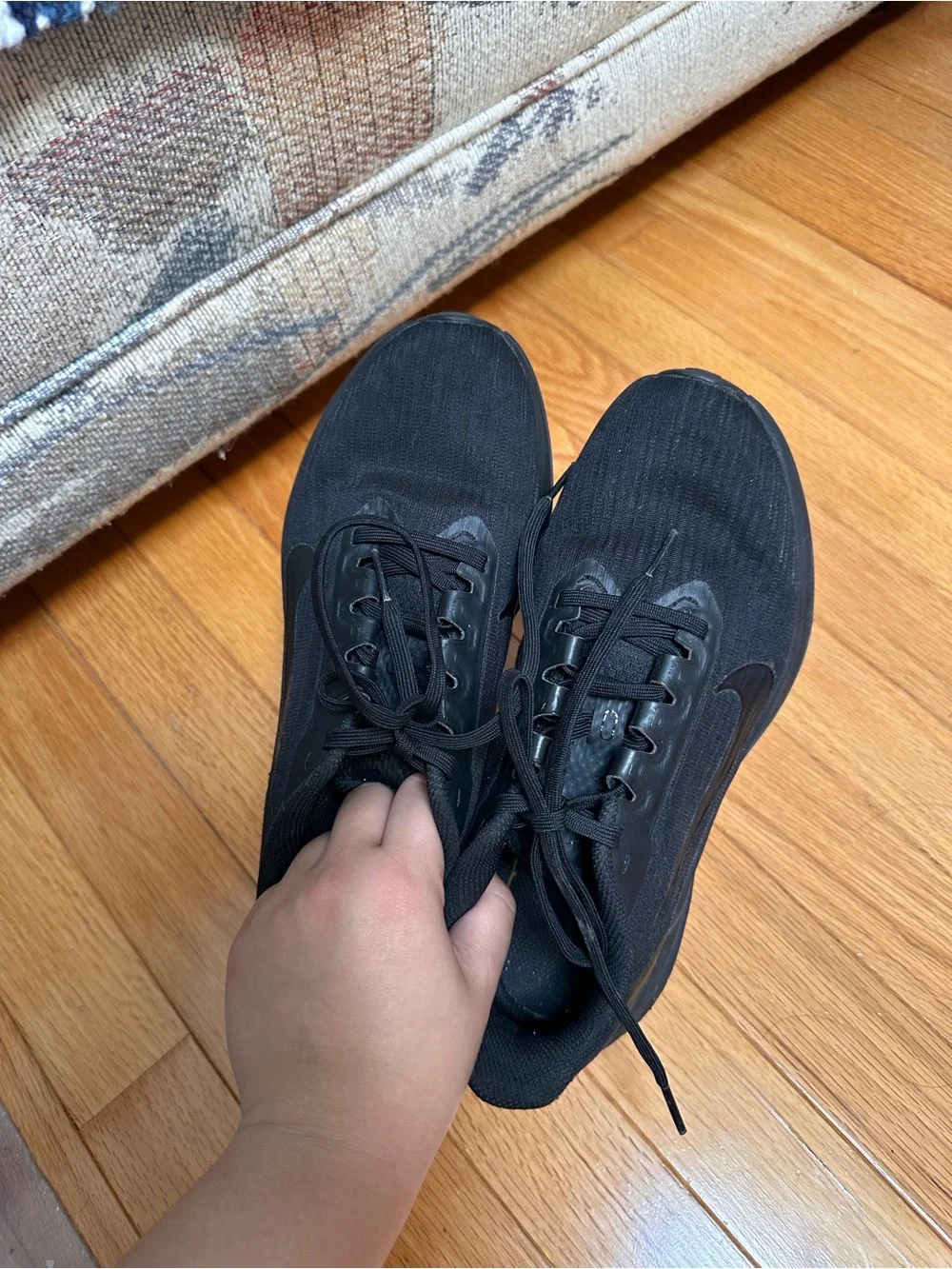 Nike Women’s All-Black Athletic Running Shoes